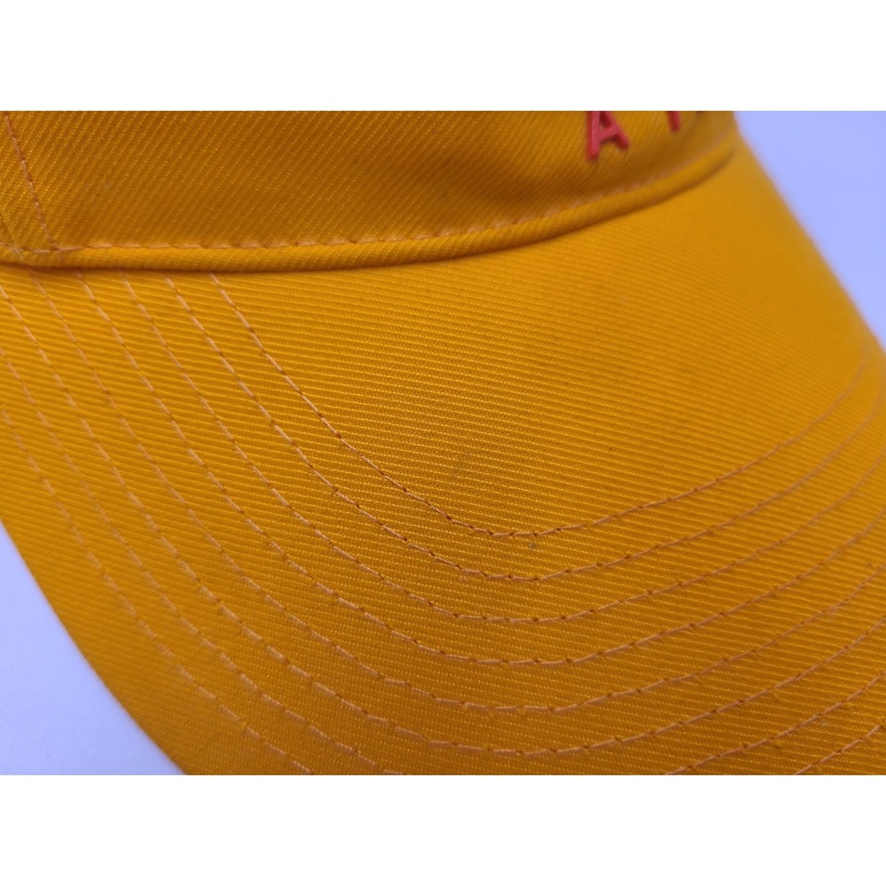 Nike Air Sun Golf Visor Adjustable Hat Cap Polyester Swoosh Dad Men Women Orange - Picture 3 of 16